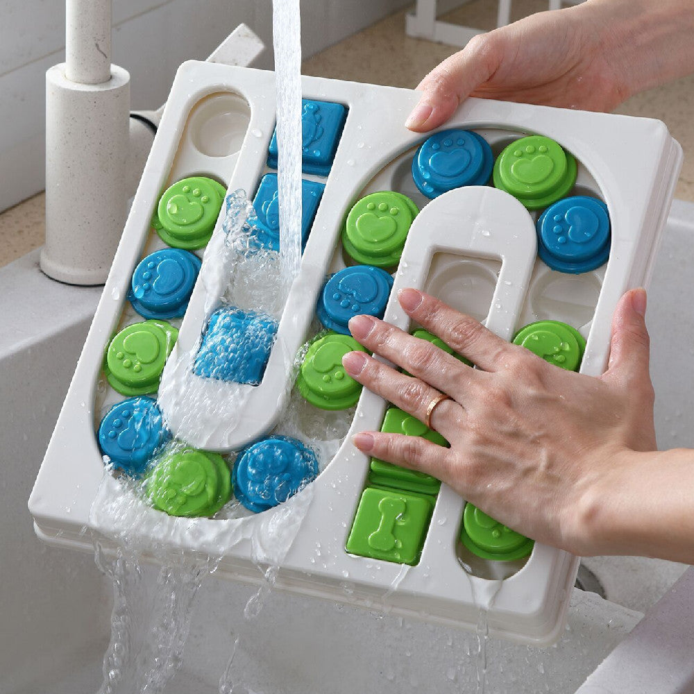 Interactive Dog Puzzle Toy - Treat Hiding Slow Feeder for Mental Stimulation