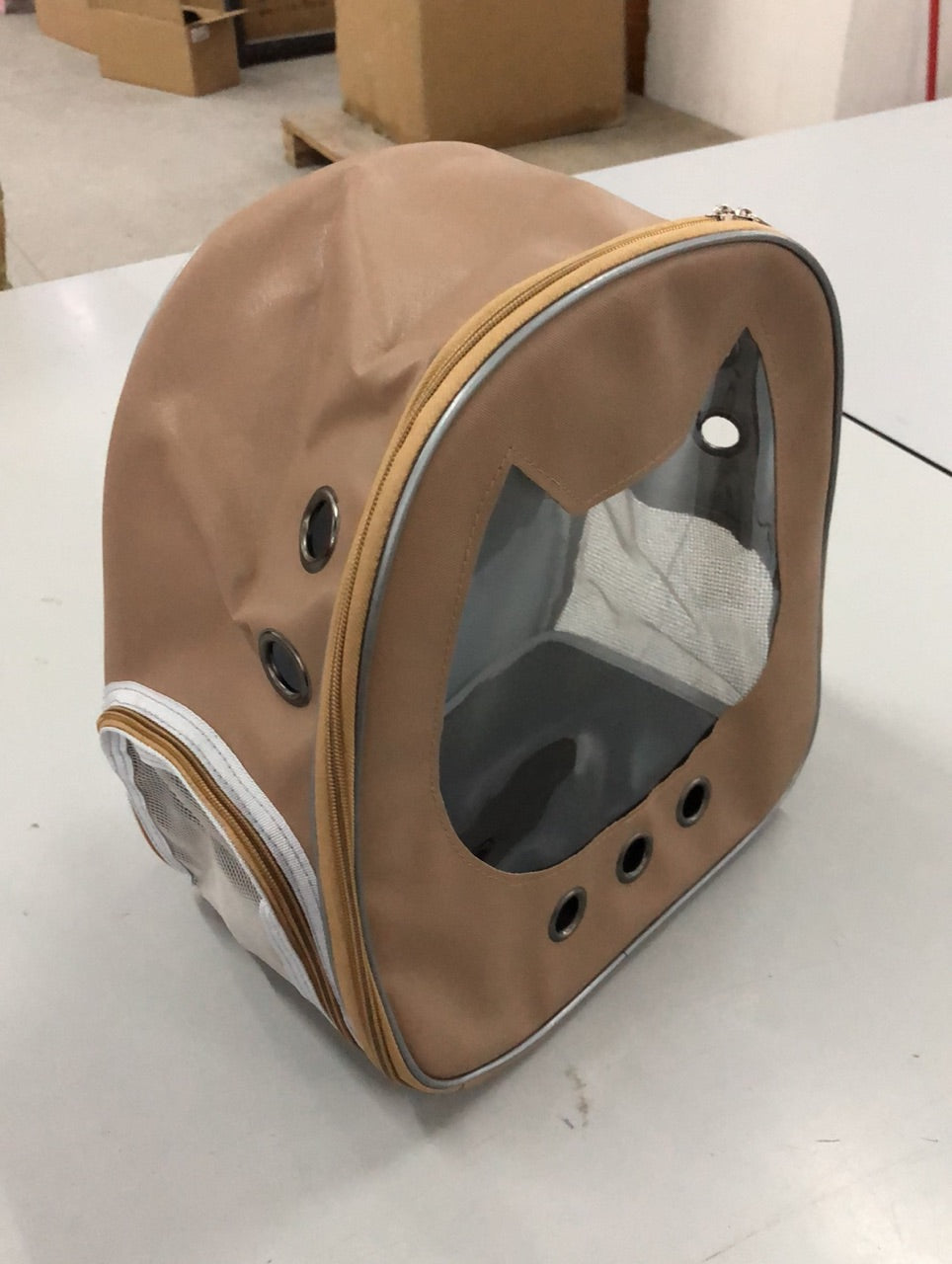 Cat Ear Bubble Backpack - Transparent Window Pet Carrier for Cats & Small Dogs