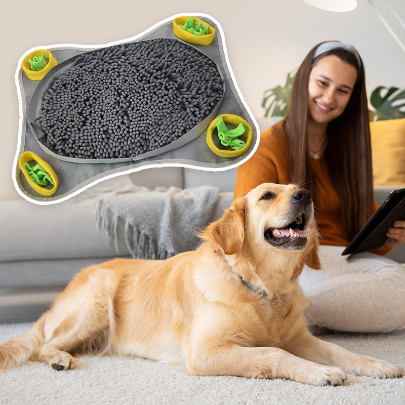 Snuffle mat for dogs interactive nose work toy