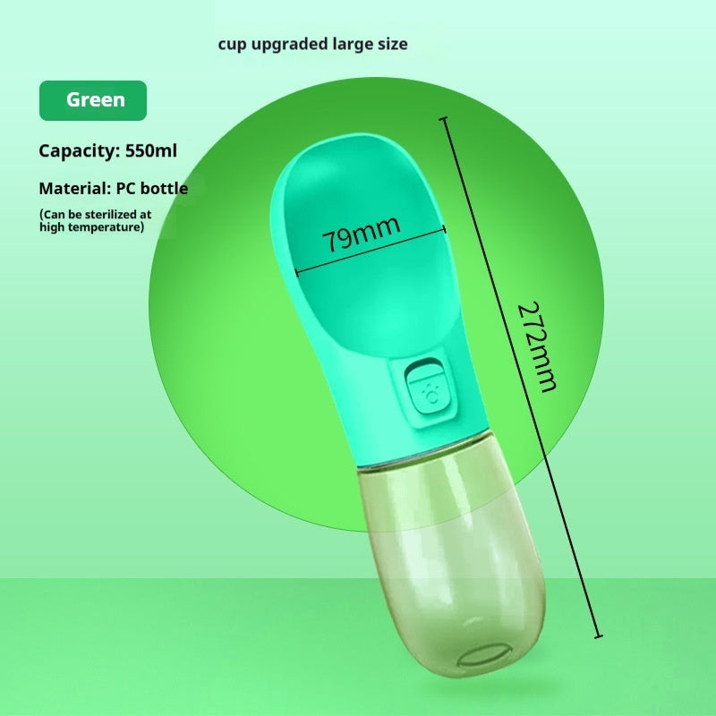 Portable Dog Water Bottle - Leak-Proof Outdoor Travel Dispenser